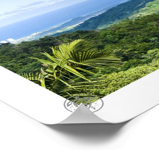 El Yunque Uitzicht Poster (Hoek)