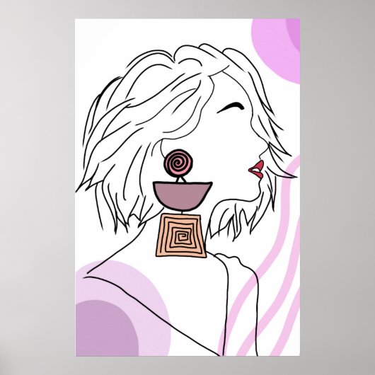 Ela de brinco novo poster (Voorkant)