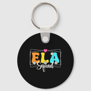 Ela Squad Leraar Ck Terug naar school Engels Sleutelhanger