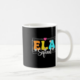 Ela Squad Leraar Terug naar school Engelse taal Koffiemok