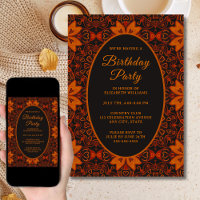 Elaborer Boho Anniversaire Invitation unique