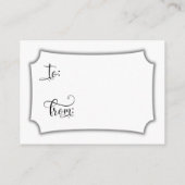 Elaborer Script Display Baby shower carte cadeau (Dos)