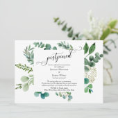 Elaborer Script Eucalyptus Postpond carte Mariage (Debout devant)