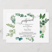 Elaborer Script Eucalyptus Postpond carte Mariage (Devant / Derrière)