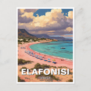 Elafonisi Elafonissi Beach Kreta Griekenland Reize Briefkaart