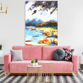 Elafonisos, Griekenland Canvas Afdruk (Insitu (Woonkamer))