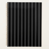 Elagnat Black & Smoky Black Vertical Stripes (Devant)