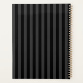 Elagnat Black & Smoky Black Vertical Stripes (Dos)