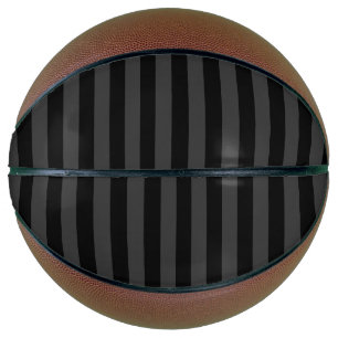 Elagnat Black & Smoky Black Vertical Stripes Basketbal