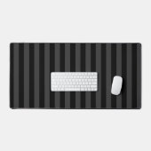 Elagnat Black & Smoky Black Vertical Stripes Bureaumat (Keyboard & Muis)