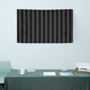Elagnat Black & Smoky Black Vertical Stripes Spandoek