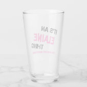 Elaine ding dat je niet zou begrijpen glas (Achterkant)