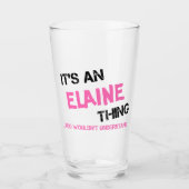 Elaine ding dat je niet zou begrijpen glas (Voorkant)
