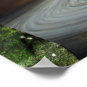 Elakala Waterfall Swirling Pool Mossy Rocks Poster (Hoek)