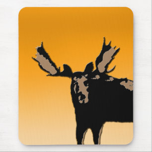 Eland bij Zonsondergang  - Originele Wilde Natuur  Muismat