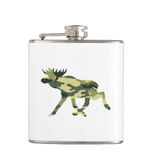 Eland bos camouflage / Camo Heupfles