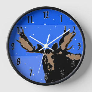 Eland in de Winter - Originele Wilde Natuur Kunst
