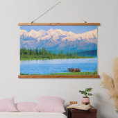 Eland in Wonder Lake Hangend Wandkleed (Slaapkamer)