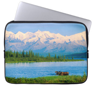 Eland in Wonder Lake Laptop Sleeve