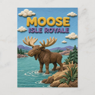 Eland Isle Royale Moderne KlayKoo Briefkaart