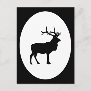 Eland Silhouet Briefkaart