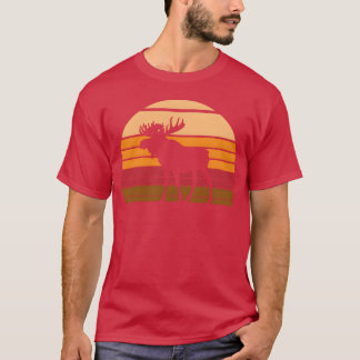Eland Zonsondergang Dier grappig T-shirt