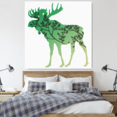 elandboom canvas afdruk (Insitu (Slaapkamer))