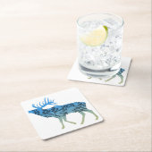 elandboom vierkante kartonnen onderzetter (Insitu)