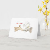 Elanden Liefde Kaart (Gele Bloem)