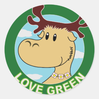 Elanden Ronde Sticker