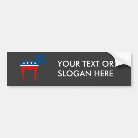 ELANDPARTIJ BUMPERSTICKER (Voorkant)