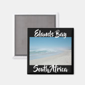 Elands Bay Afrique du Sud Ocean Beach View Magnet (Recto/Verso)