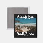 Elands Bay Afrique du Sud Ocean Beach View Magnet (Recto/Verso)
