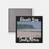 Elands Bay Afrique du Sud Ocean Beach View Magnet (Recto/Verso)