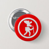 Elandspadmarkering Ronde Button 5,7 Cm (Voorkant /achterkant)