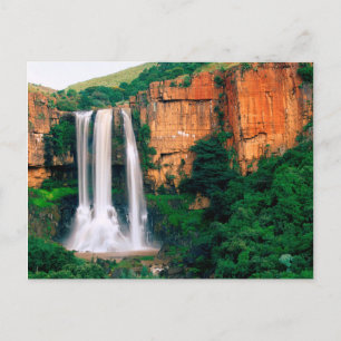 Elandsrivier-waterval, Mpumalanga, Zuid-Afrika Briefkaart