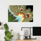 Élargissement du pétrole - Poster fracturé (Bureau à domicile)