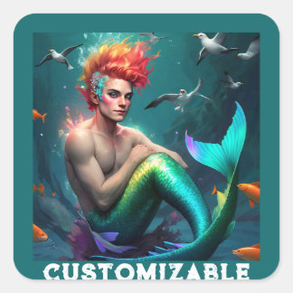 Elari Merman Vierkante Sticker