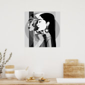 Elas em uma 01 poster (Keuken)