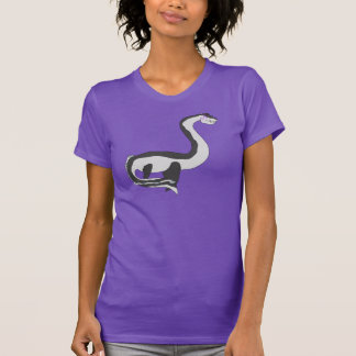 Elasmosaurus Dinosaur Celtic Purple Adult  T-shirt