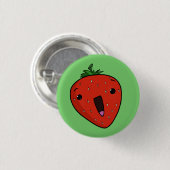 Elated Strawberry Ronde Button 3,2 Cm (Voorkant /achterkant)