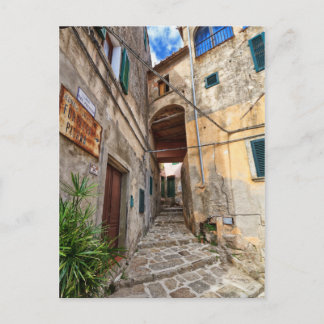 Elba Island - oude stad Marciana Briefkaart