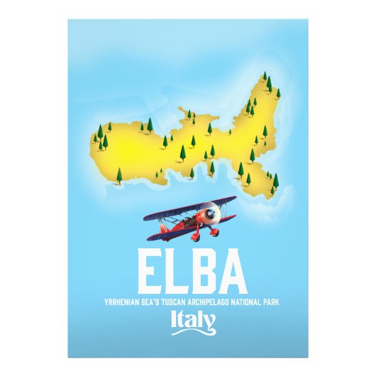 Elbe, Mer Tyrrhénienne, Toscane, Italie poster voy (Devant)