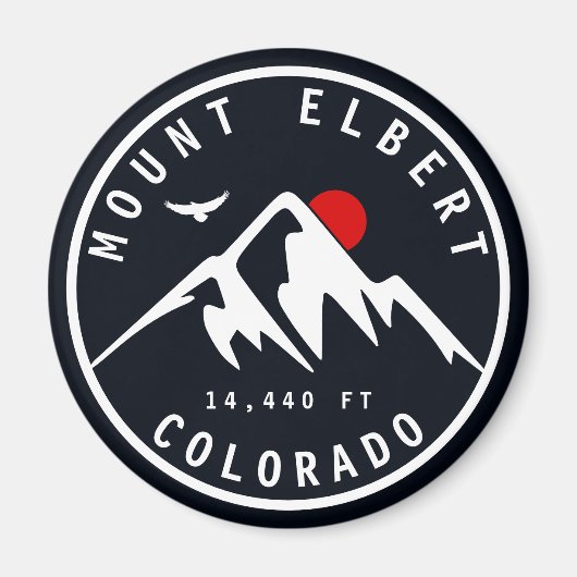 Elbert - Colorado 14ers vier Magneet (Voorkant)