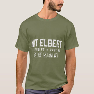 Elbert Colorado Mountain 14er T-shirt