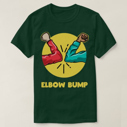 Elbow Bump High Five New Normal Greeting Funny Gif T-shirt (Design voorkant)