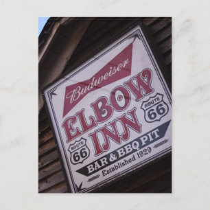 Elbow Inn Sign Briefkaart