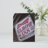 Elbow Inn Sign Briefkaart (Staand voorkant)