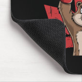 Elbows Up Beaver Boxing Trots Canadese Sterke Kana Muismat (Hoek)