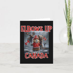 Elbows Up Canada EST 1867 Trotse Canadese Sterke C Kaart